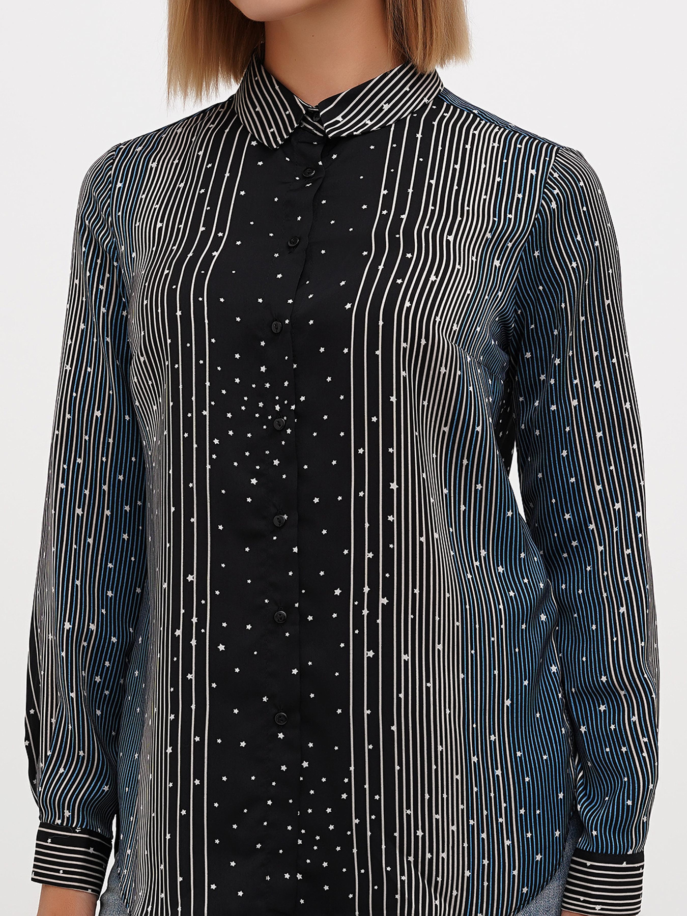 Сорочка повсякденна Sassofono модель A271-SC-1574_голубой Фото