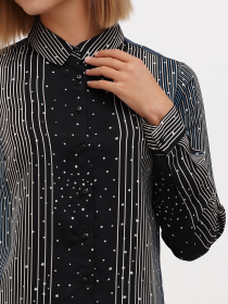 Сорочка повсякденна Sassofono модель A271-SC-1574_голубой Фото