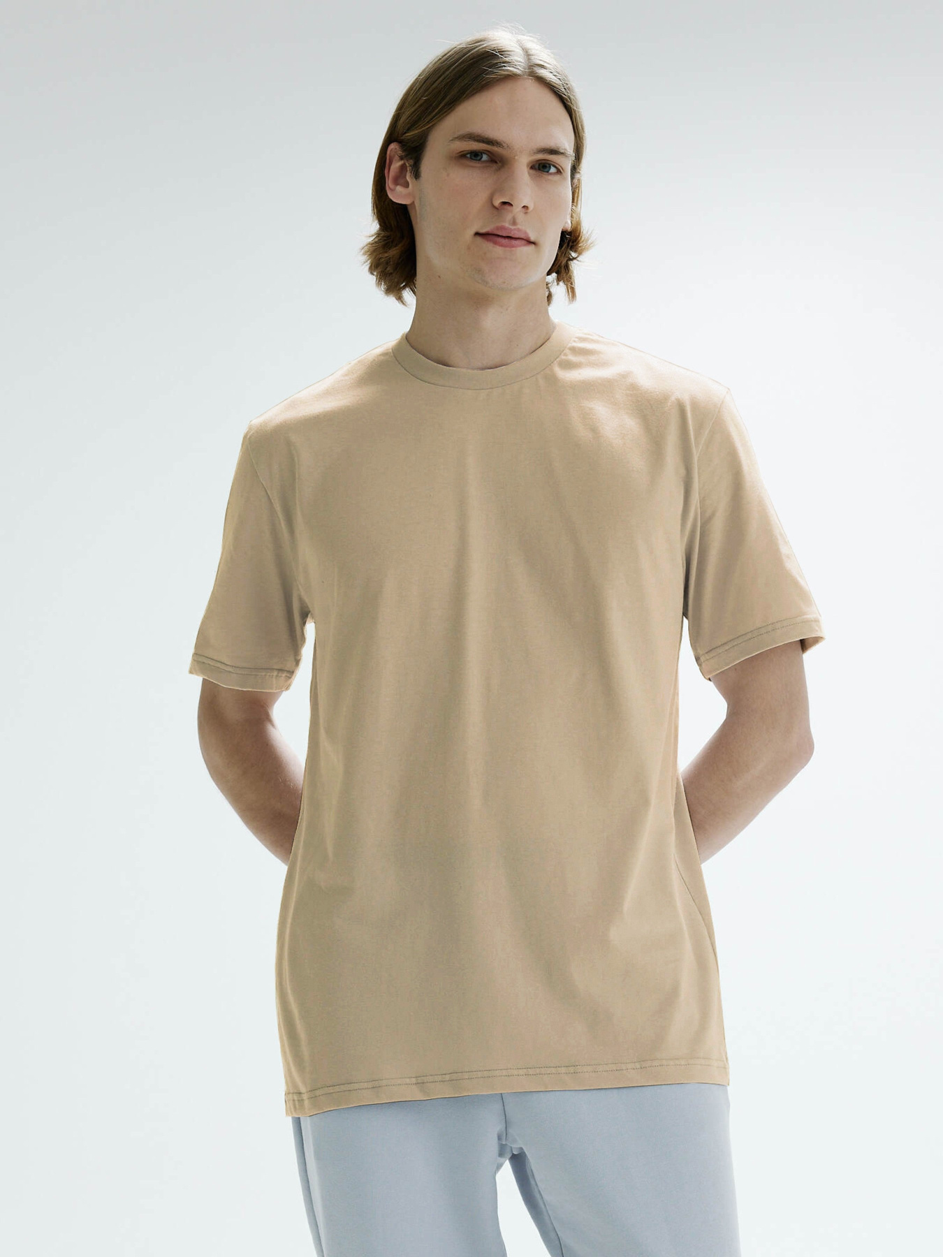 Футболка Роза модель 231101_beige Фото