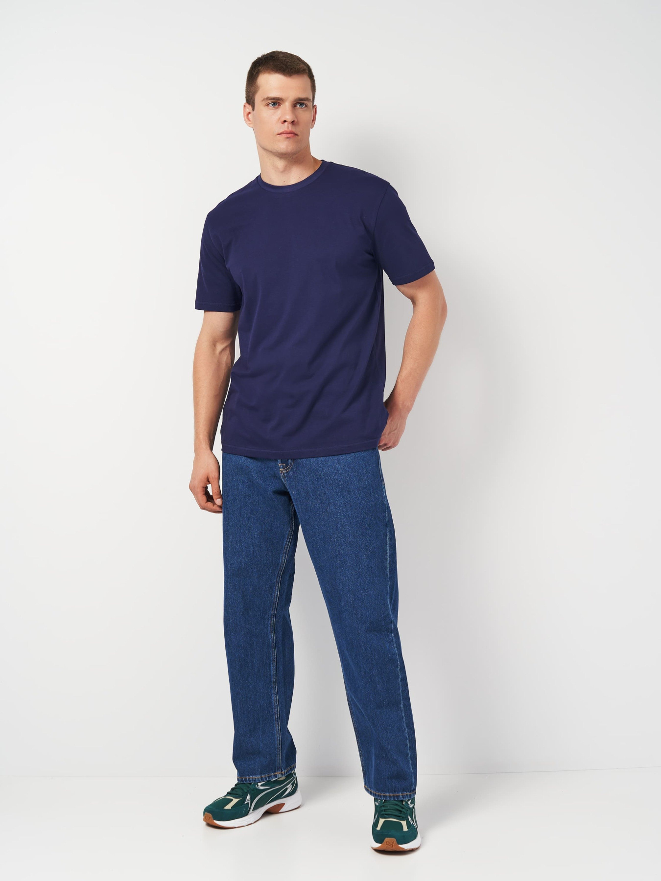 Футболка Роза Модель 231101_blue Фото