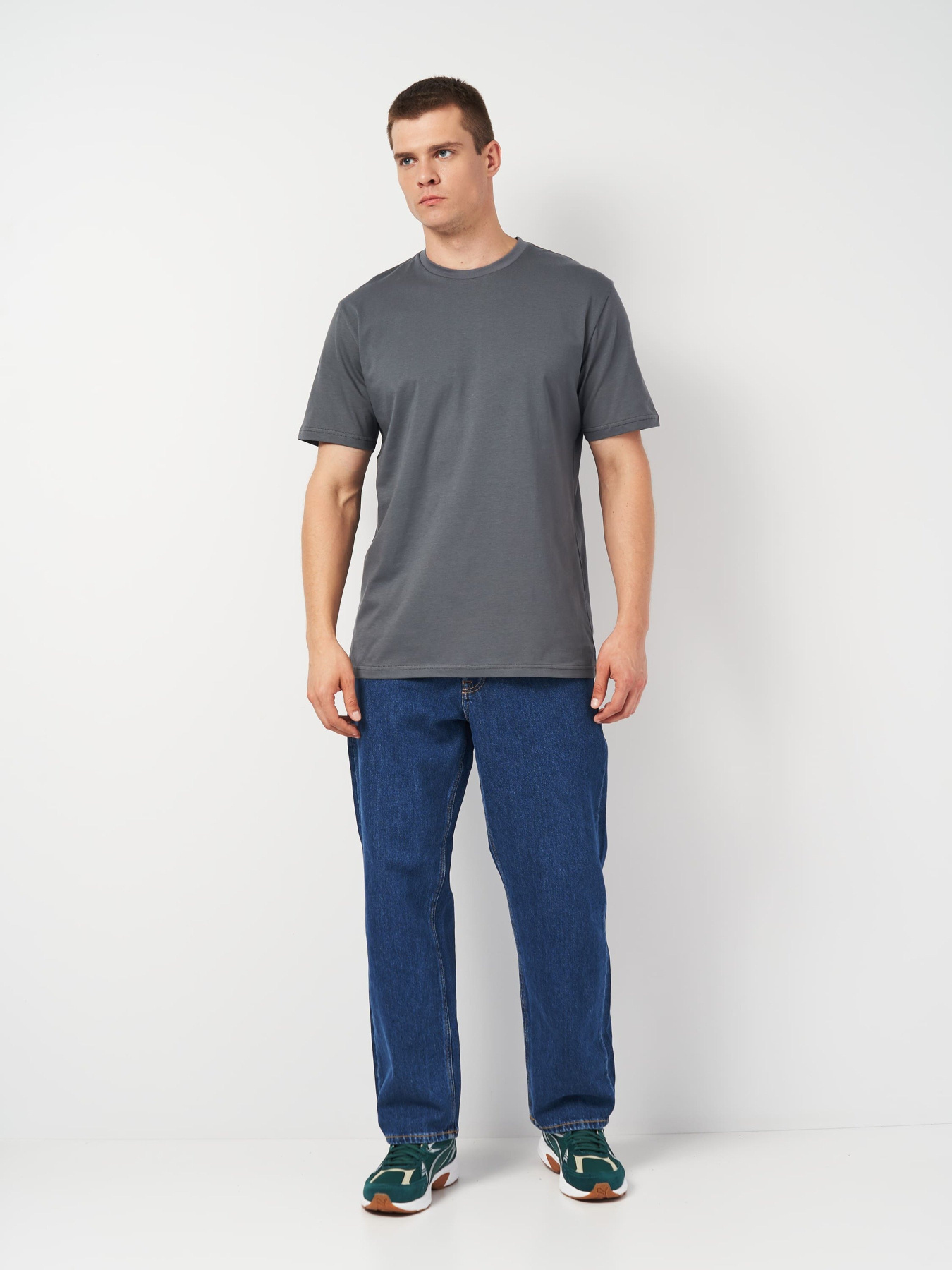 Футболка Роза Модель 231101_grey Фото