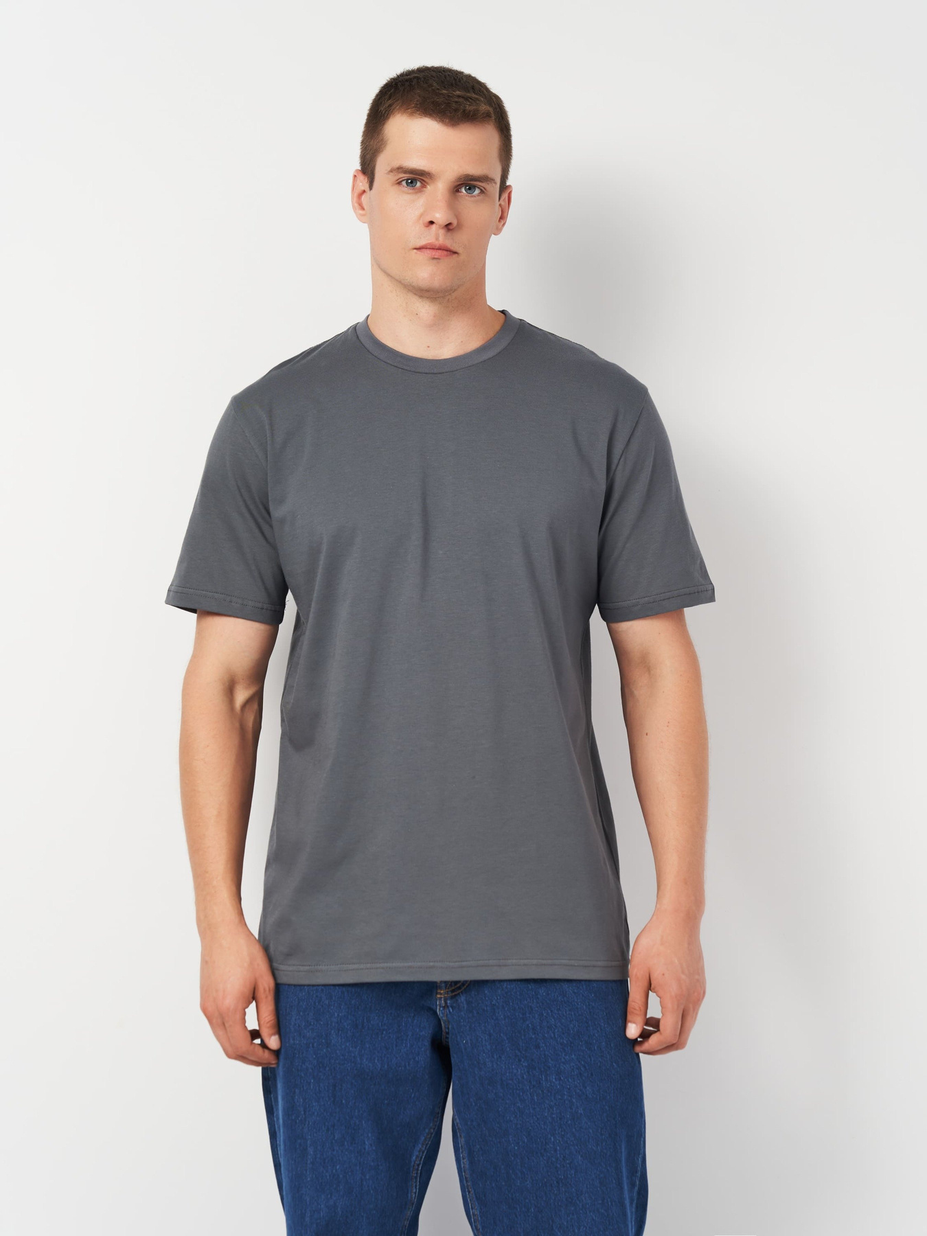 Футболка Роза модель 231101_grey Фото