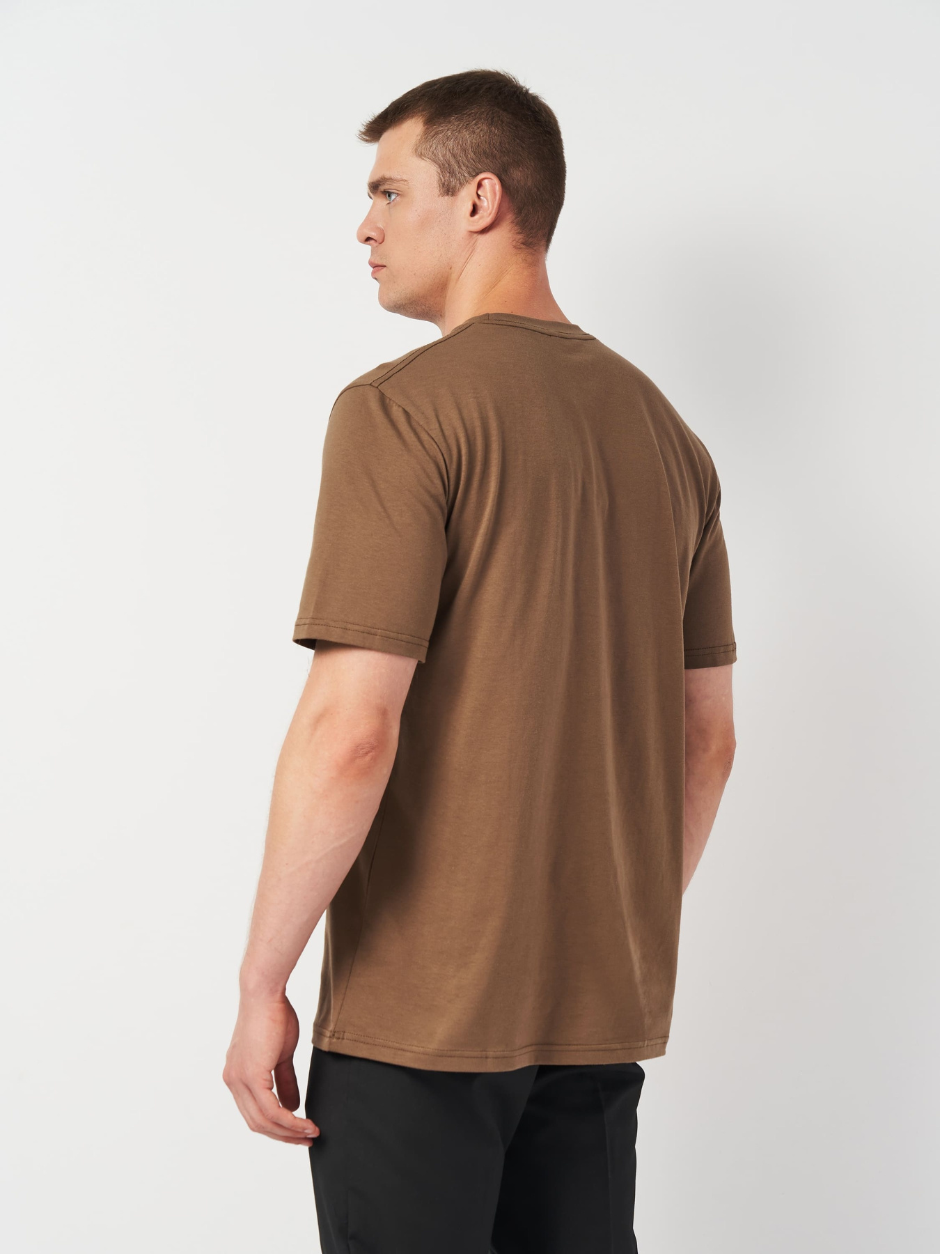 Футболка Роза модель 231101_chocolate Фото