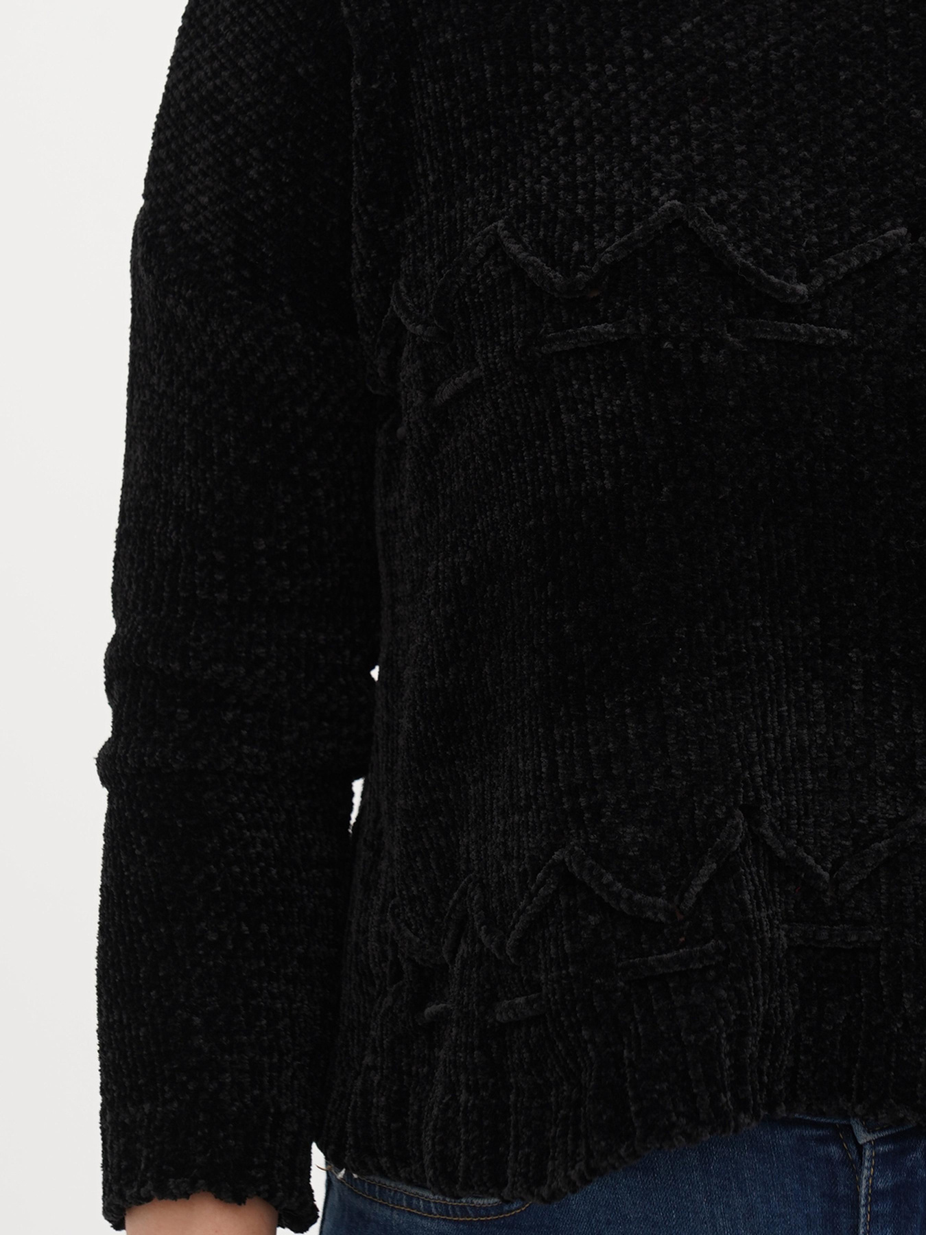 Джемпер Sassofono модель A271-SC-1587_черный Фото