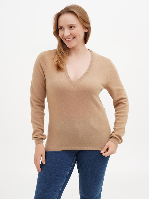 Джемпер Sassofono модель A271-SF-1399_бежевый Фото