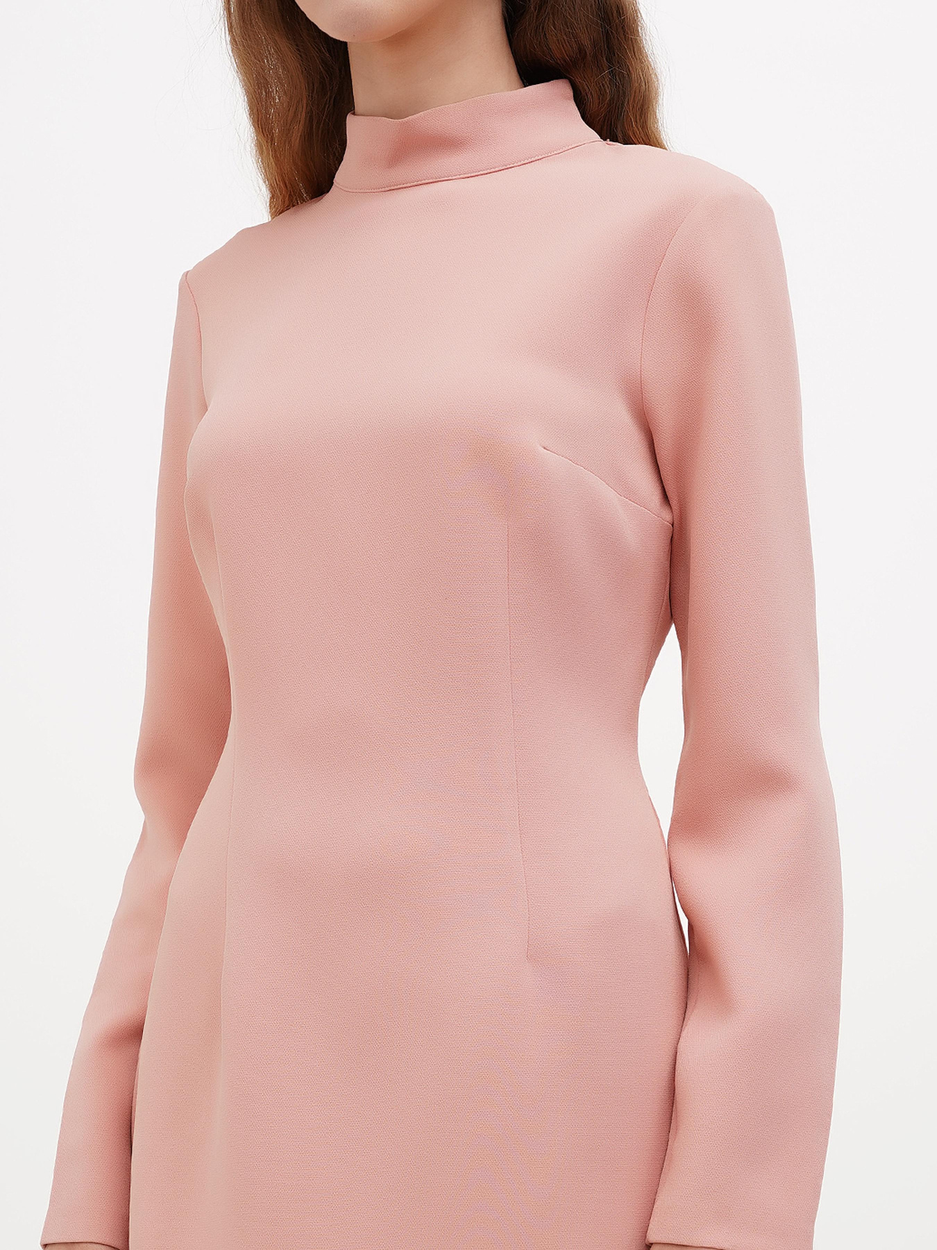 Платье мини Sassofono модель A271-SF-1386_пудра Фото