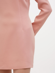Платье мини Sassofono модель A271-SF-1386_пудра Фото