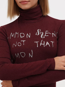 Водолазка Sassofono модель A271-SF-1378_бордовый Фото