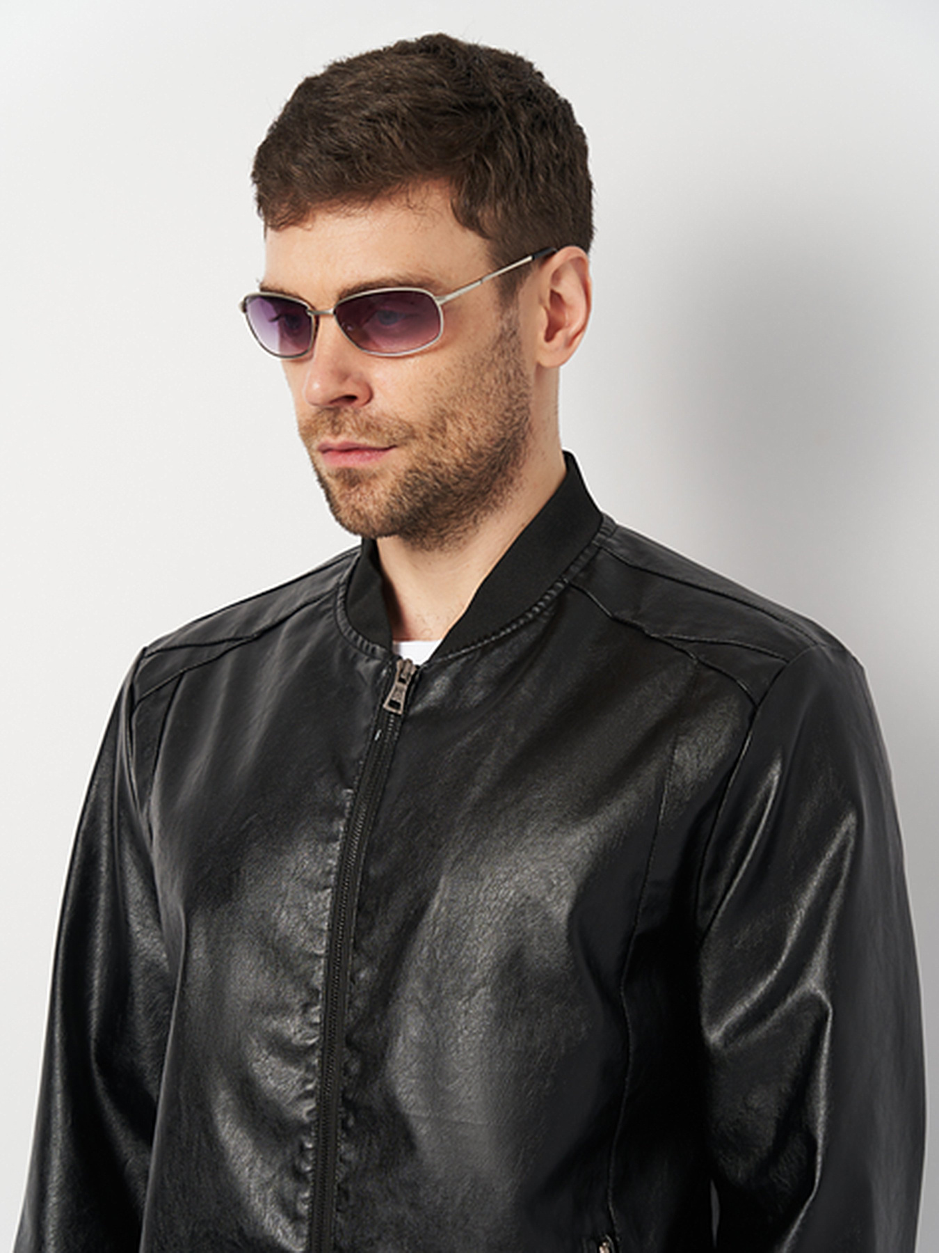 Куртка кожаная Ricco Grande модель k148739bl Фото