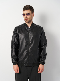 Шкіряна куртка Ricco Grande модель k148739bl Фото