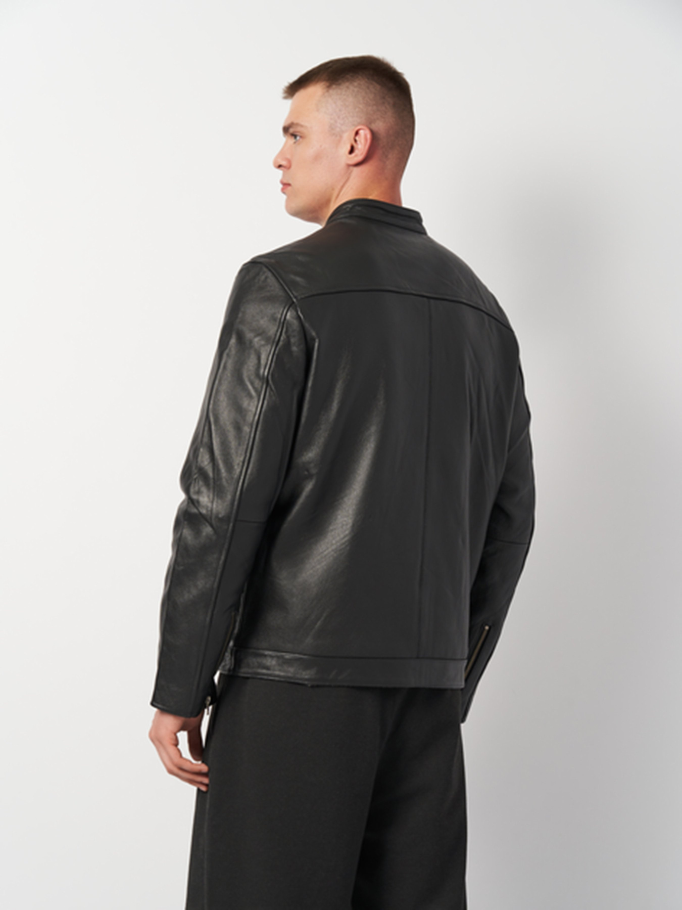 Куртка кожаная Ricco Grande модель k1SKTbl Фото