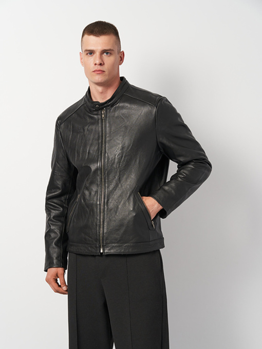 Куртка кожаная Ricco Grande модель k1SKTbl Фото