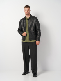 Куртка кожаная Ricco Grande модель k1SKTbl Фото