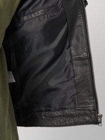 Куртка кожаная Ricco Grande модель k1SKTbl Фото