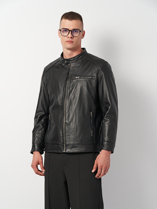 Куртка кожаная Ricco Grande модель k11926bl Фото