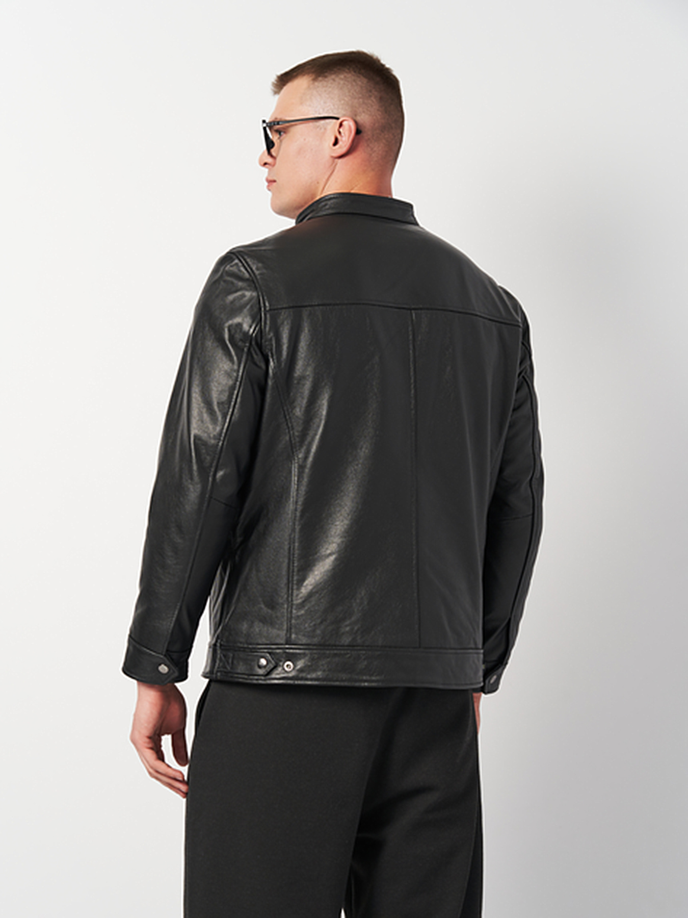 Куртка кожаная Ricco Grande модель k11926bl Фото