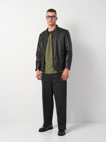 Куртка кожаная Ricco Grande модель k11926bl Фото