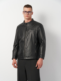 Куртка кожаная Ricco Grande модель k11926bl Фото