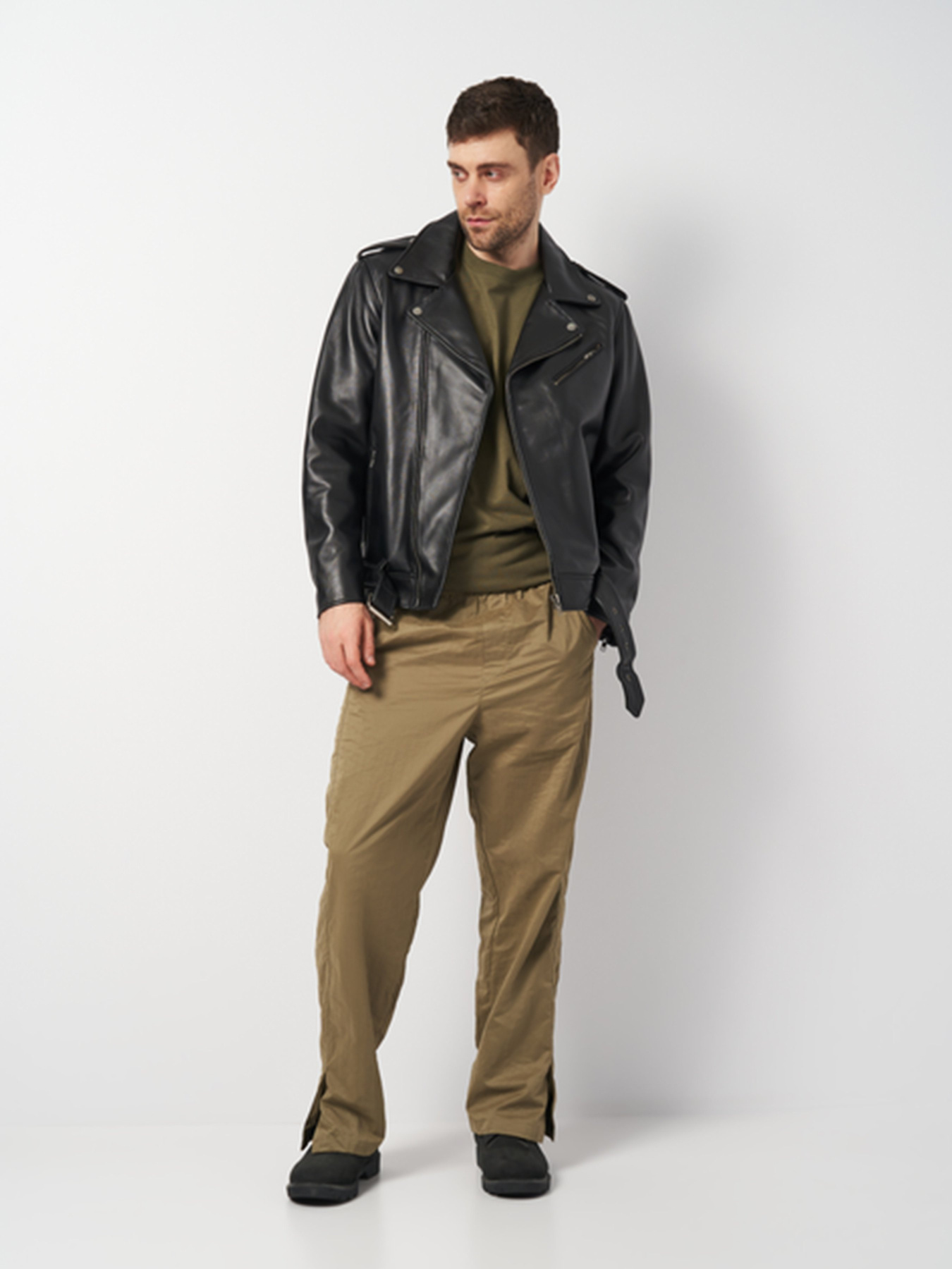 Куртка кожаная Ricco Grande модель k17701bl Фото