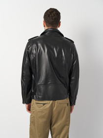 Шкіряна куртка Ricco Grande модель k17701bl Фото