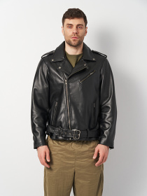 Шкіряна куртка Ricco Grande модель k17701bl Фото