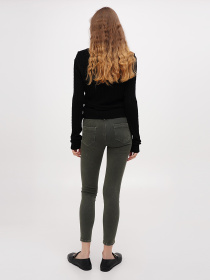 Скинни джинсы Sassofono модель A271-SF-1366_зеленый Скинни джинсы Sassofono модель A271-SF-1366_зеленый Фото