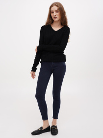 Скинни джинсы Sassofono модель A271-SF-1366_синий Фото