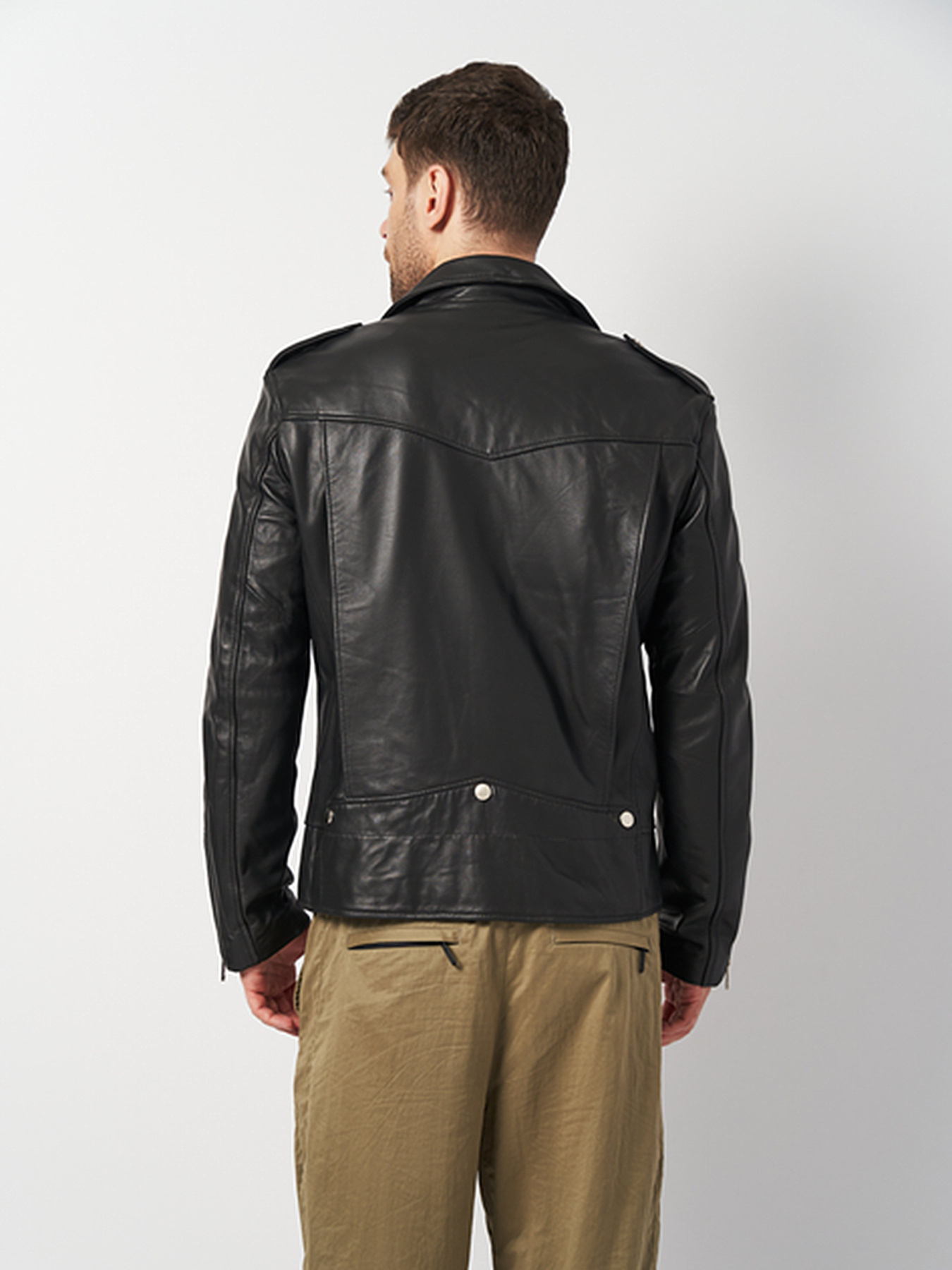 Куртка кожаная Ricco Grande модель k1CCbl Фото
