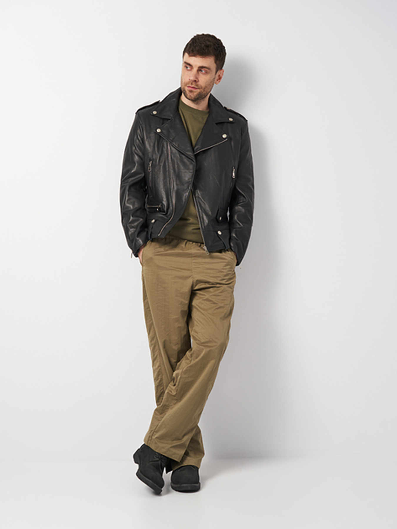 Куртка кожаная Ricco Grande модель k1CCbl Фото