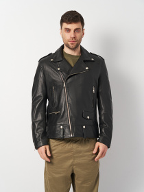 Куртка кожаная Ricco Grande модель k1CCbl Фото