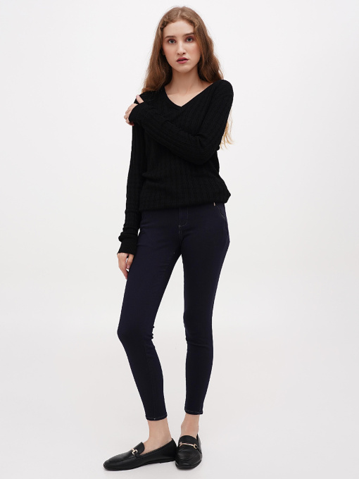 Скинни джинсы Sassofono модель A271-SF-1365_синий Фото