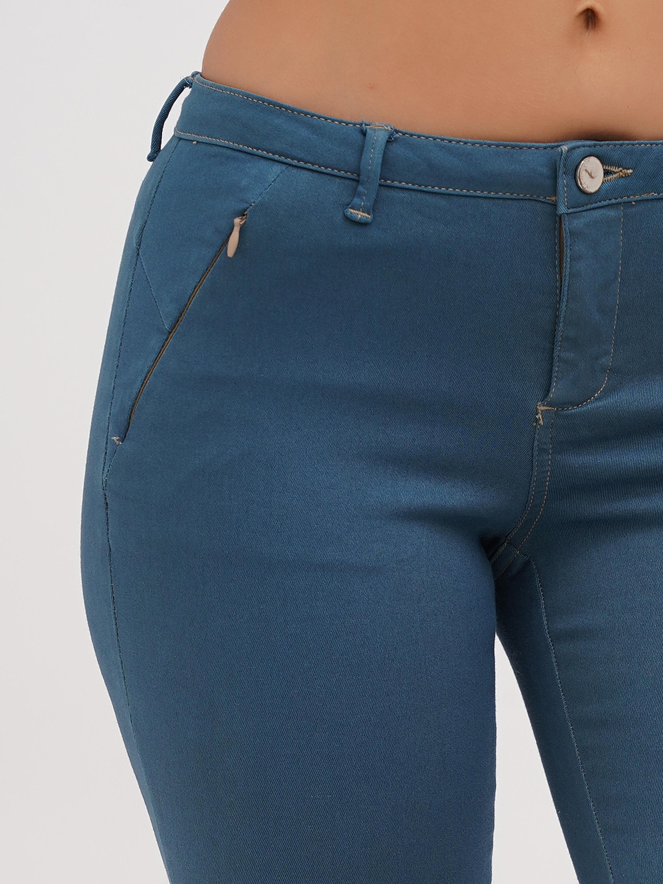 Скинни джинсы Sassofono модель A271-SF-1365_голубой Фото