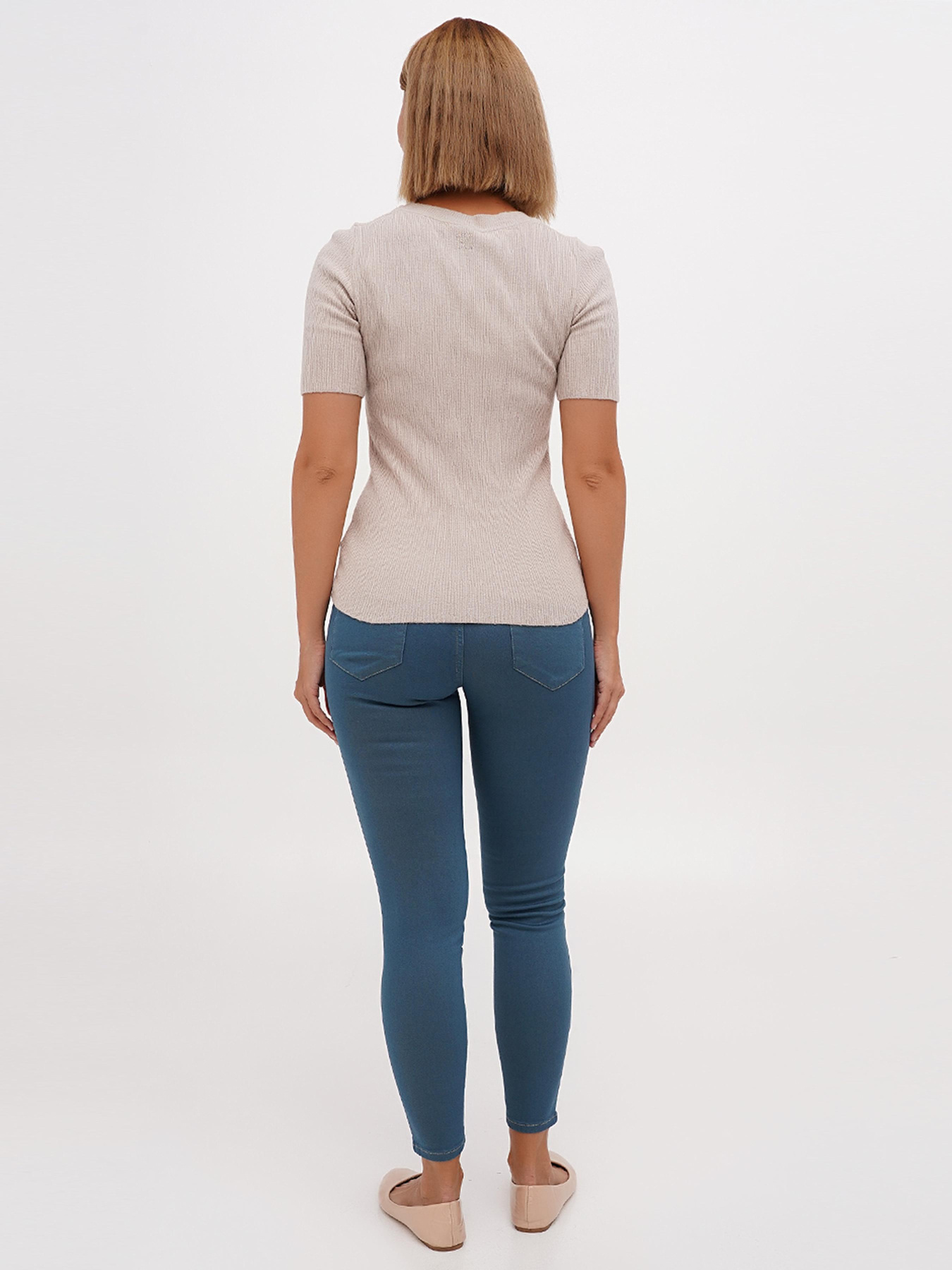 Скинни джинсы Sassofono модель A271-SF-1365_голубой Фото