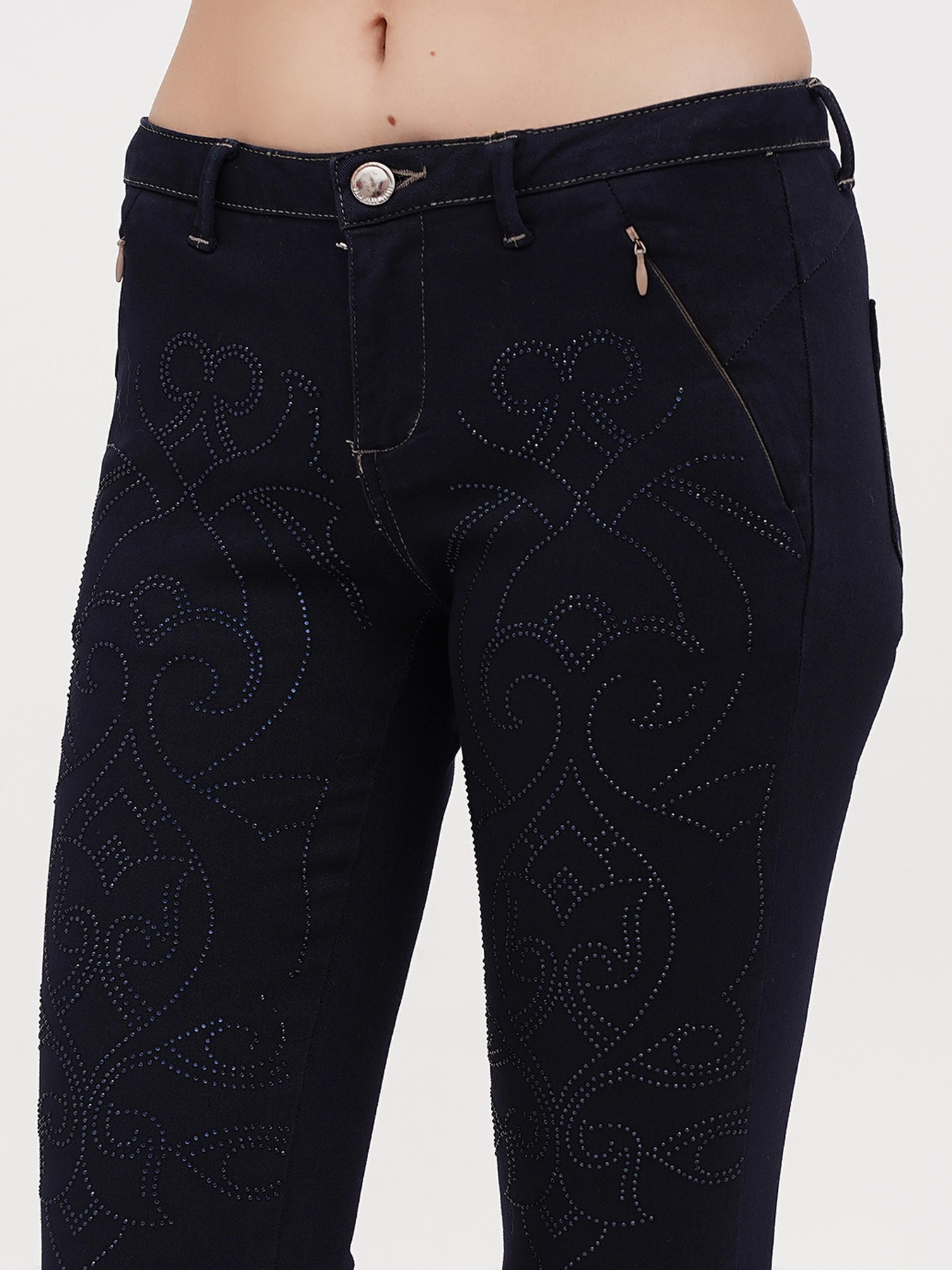 Скинни джинсы Sassofono модель A271-SF-1361_синий Фото