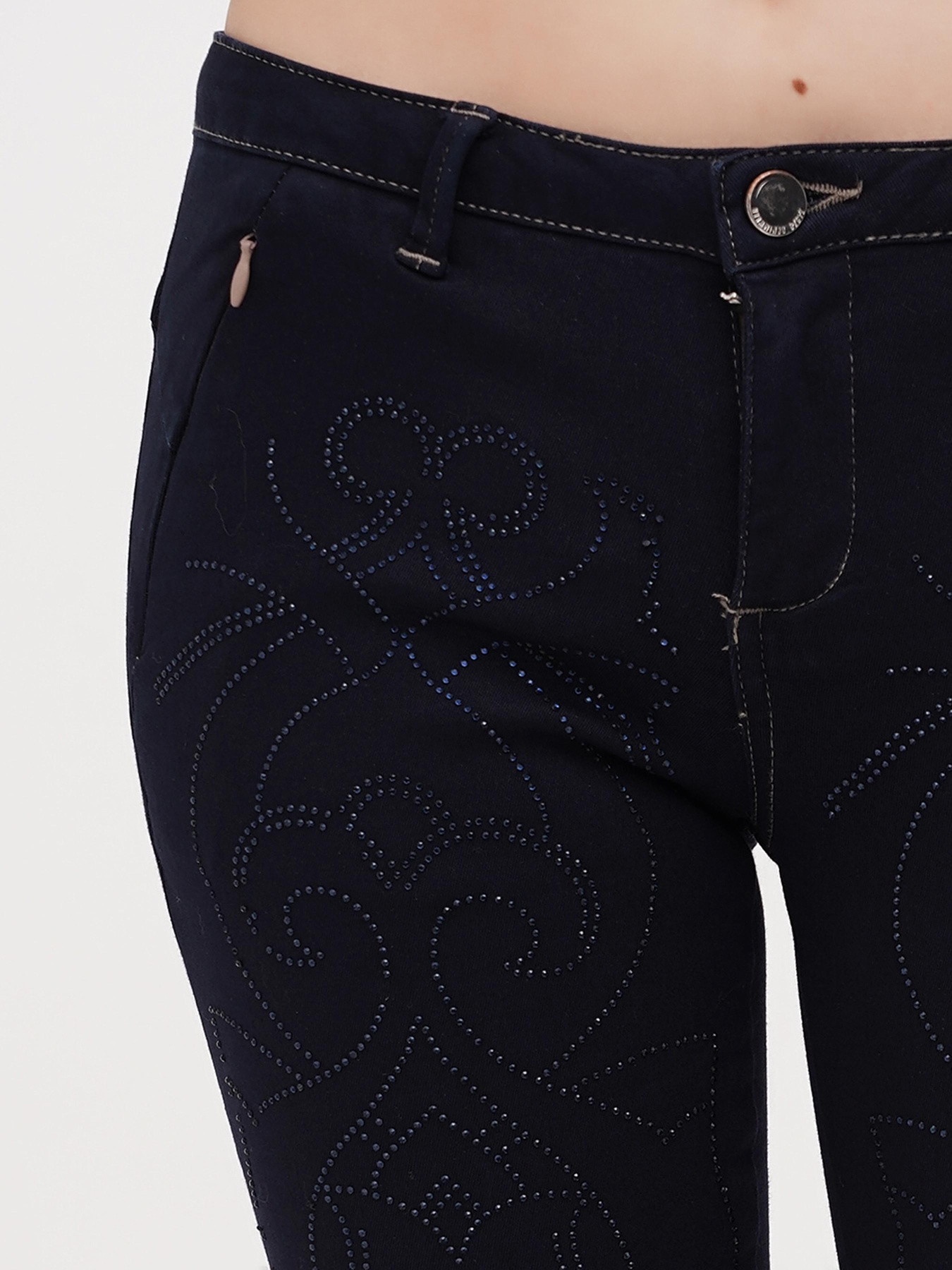 Скинни джинсы Sassofono модель A271-SF-1361_синий Фото