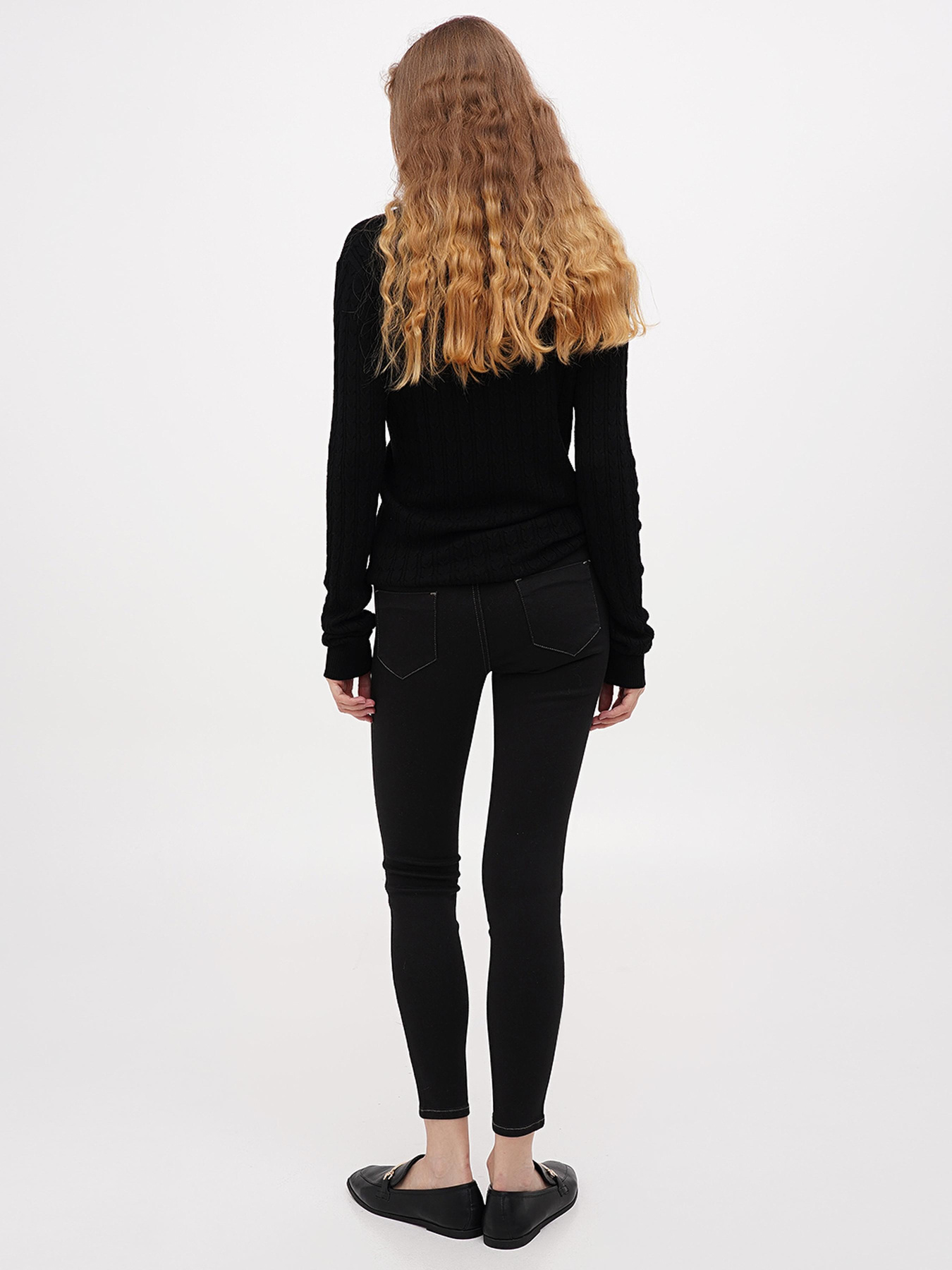 Скинни джинсы Sassofono модель A271-SF-1361_черный Фото