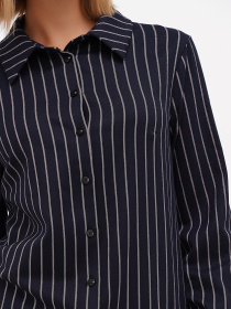 Платье мини Sassofono модель A271-SF-1350_синий_пудровій Фото