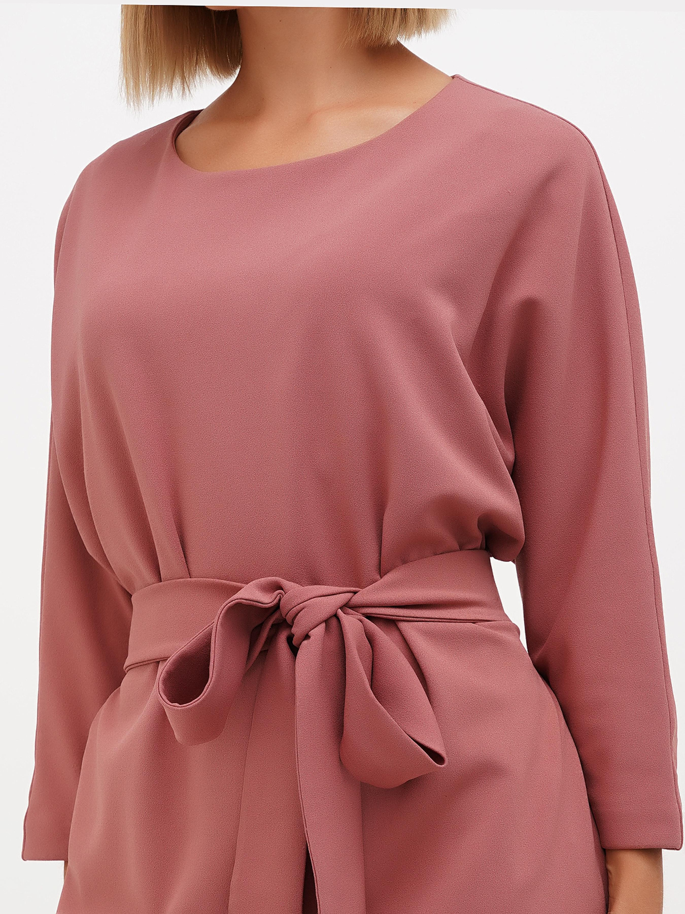 Платье мини Sassofono модель A271-SF-1348_пудра Фото