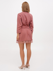 Сукня міні Sassofono модель A271-SF-1348_пудра Фото