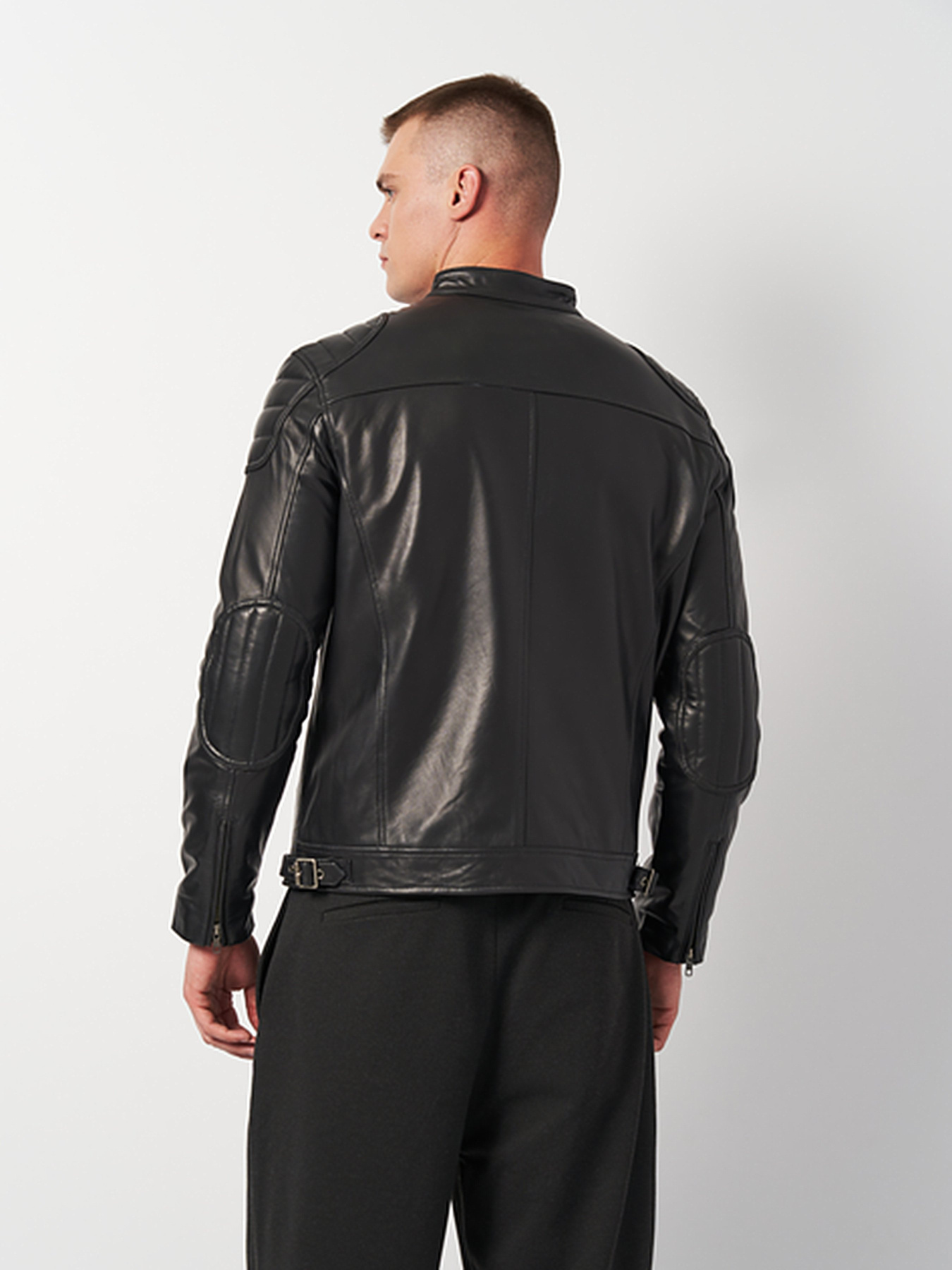 Куртка кожаная Ricco Grande модель k11906bl Фото