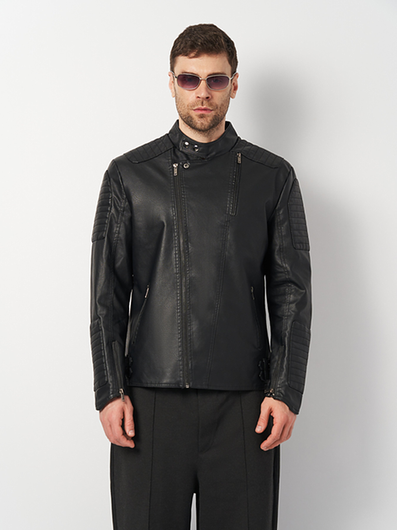 Куртка кожаная Ricco Grande модель k11779bl Фото