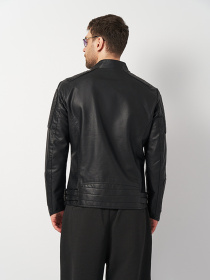 Куртка кожаная Ricco Grande модель k11779bl Фото