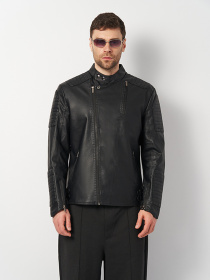 Куртка кожаная Ricco Grande модель k11779bl Фото