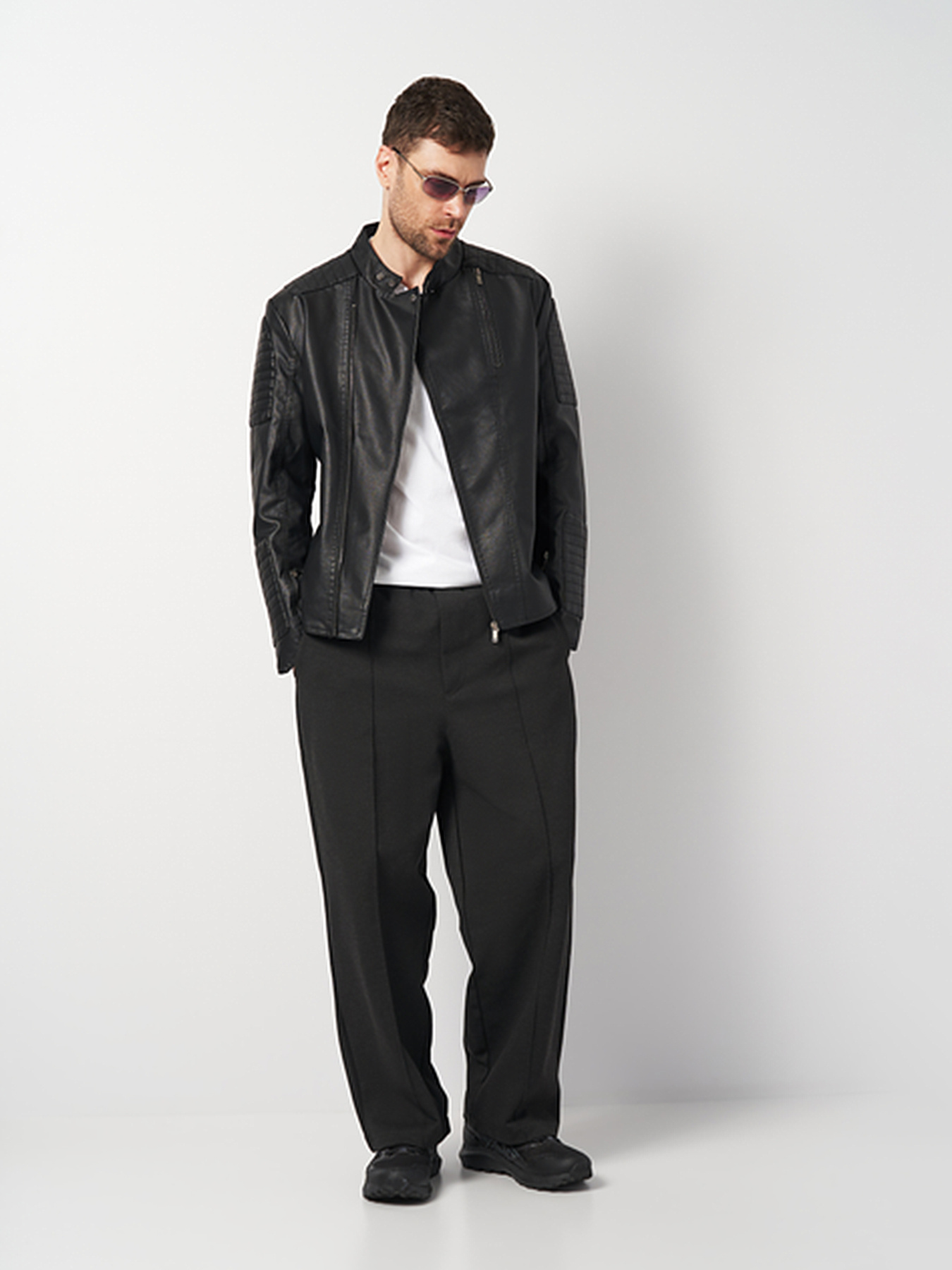 Куртка кожаная Ricco Grande модель k11779bl Фото