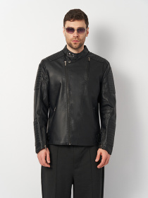 Куртка кожаная Ricco Grande модель k11779bl Фото