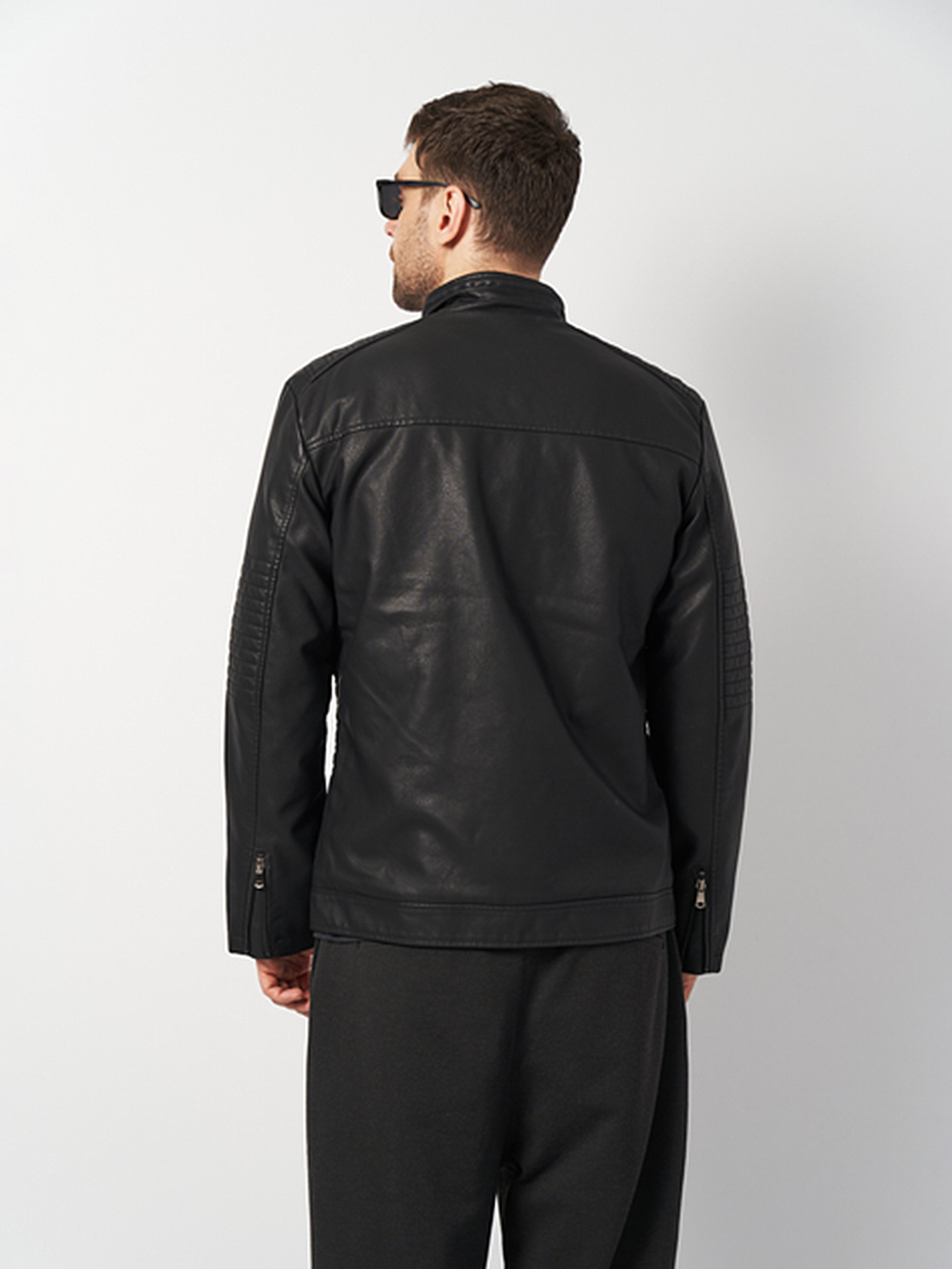 Куртка кожаная Ricco Grande модель k1796bl Фото