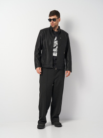 Куртка кожаная Ricco Grande модель k1796bl Фото