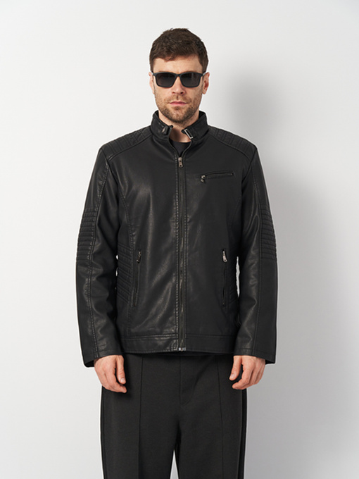 Куртка кожаная Ricco Grande модель k1796bl Фото