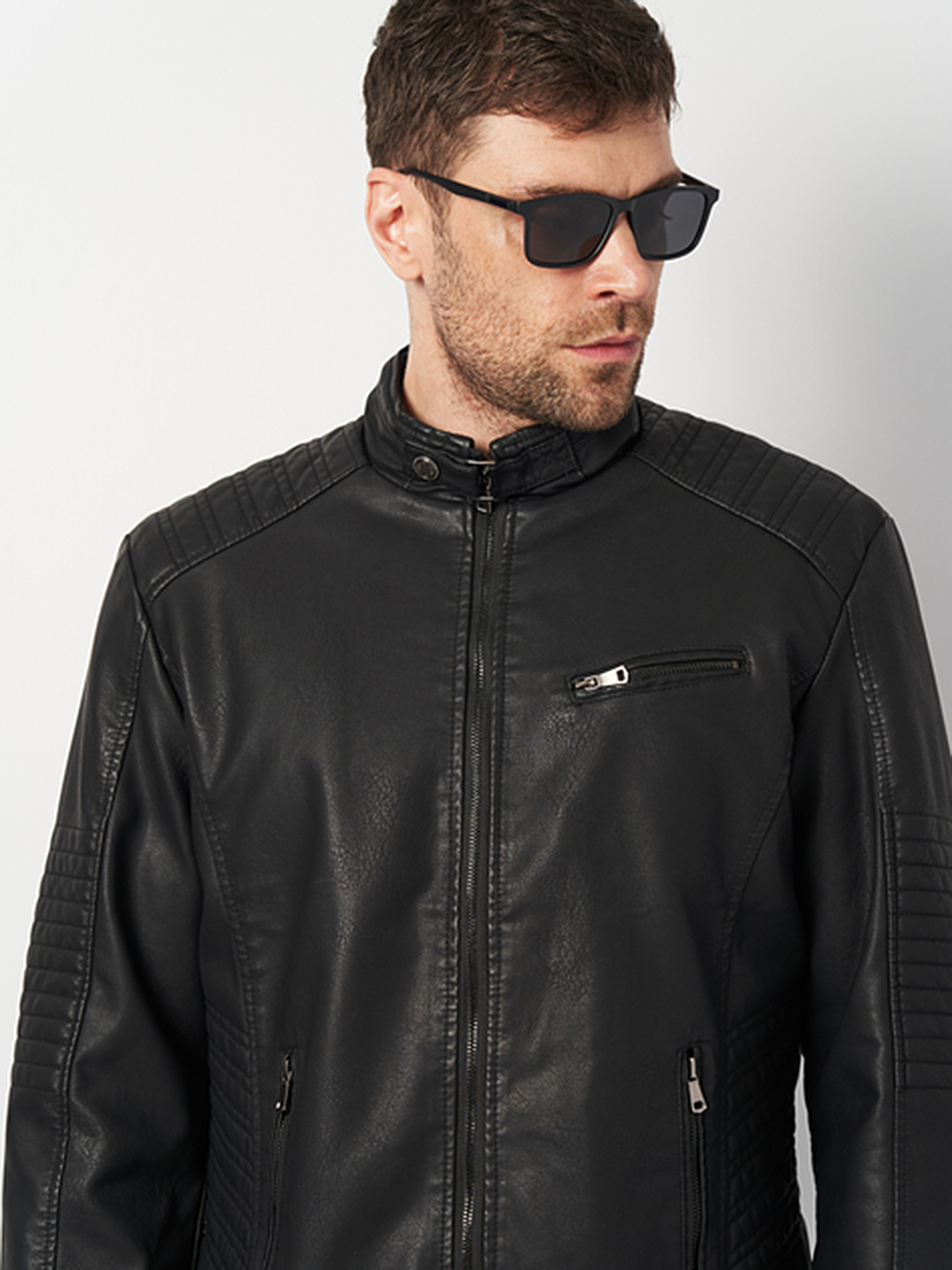 Куртка кожаная Ricco Grande модель k1796bl Фото