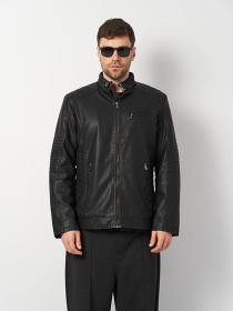 Куртка кожаная Ricco Grande модель k1796bl Фото